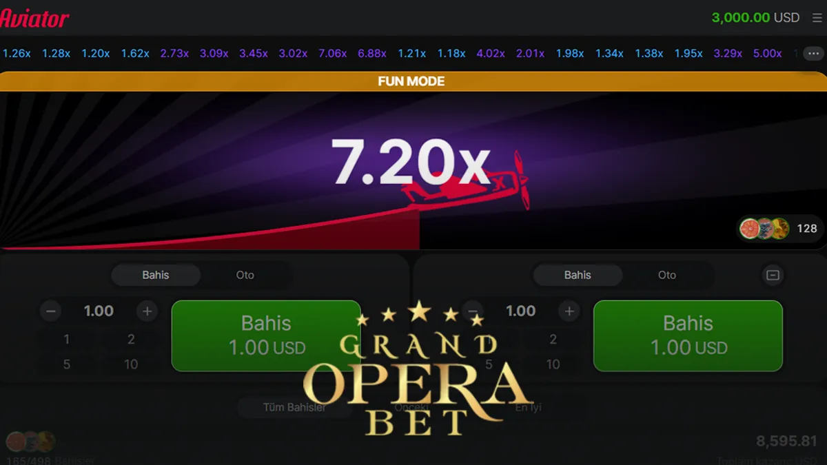 Grand Opera Bet kırmızı uçak oyunu