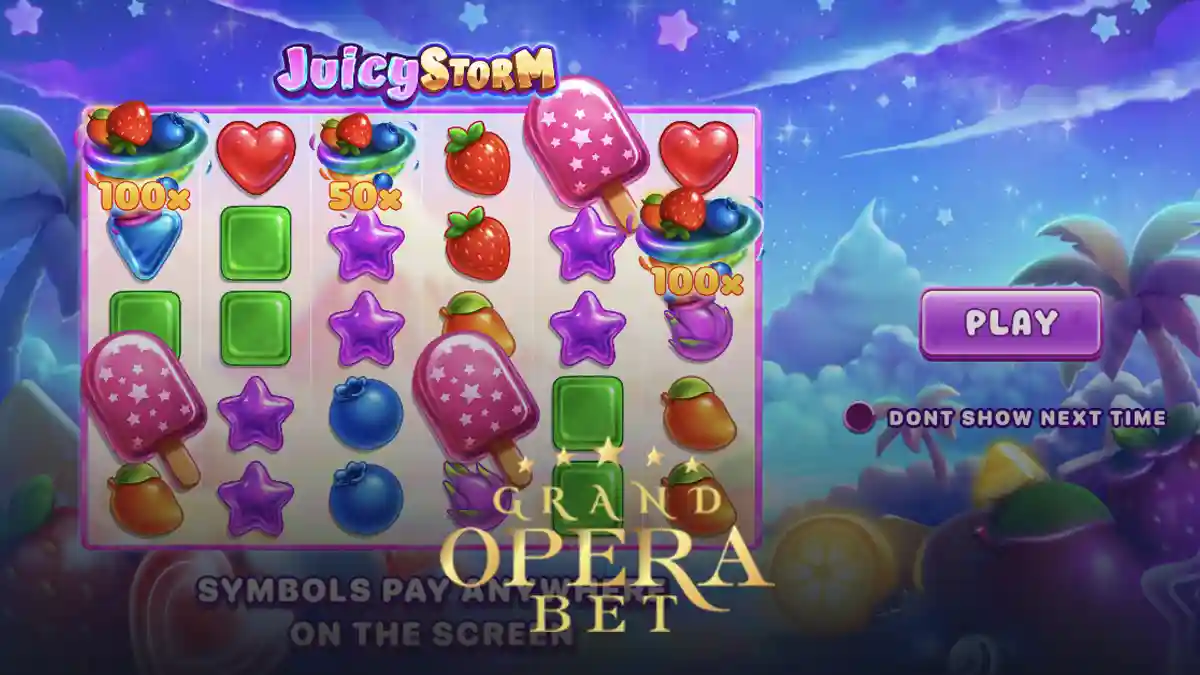 Grand Opera Bet Juicy Storm oyunu