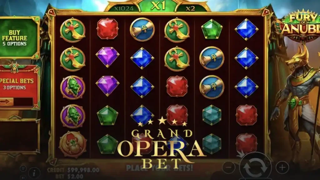 Grand Opera Bet Fury of Anubis oyunu